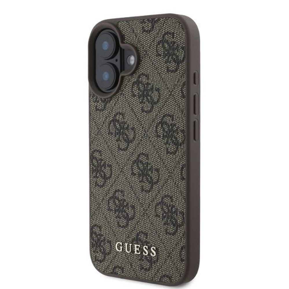 GUESS case for IPHONE 16 GUHCP16SG4GFBR (PU 4G Classic) brown
