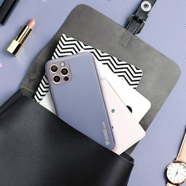 LEATHER case for SAMSUNG A35 5G blue