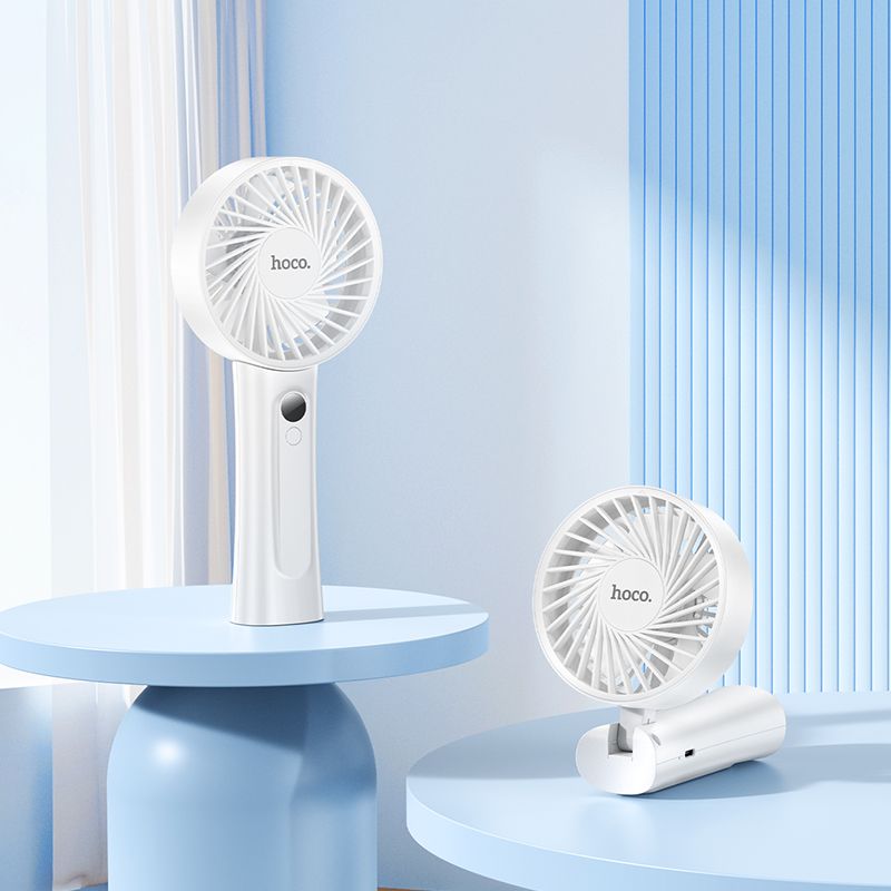 HOCO portable handheld fan HX20 white