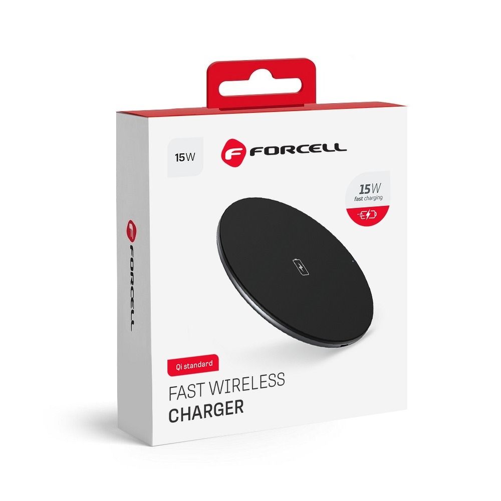 FORCELL F-ENERGY fast wireless charger Qi QC 15W black