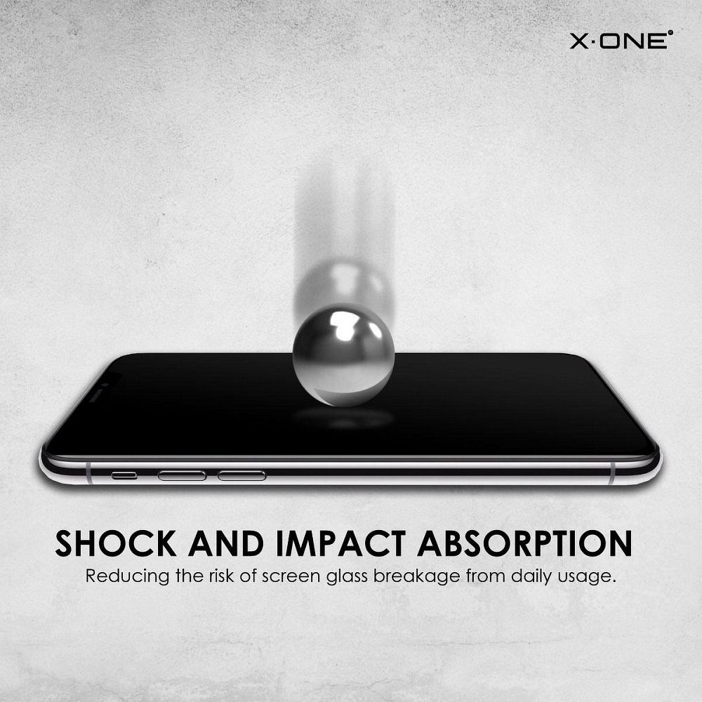 403b54fc5c59a132807e33caaf246adb X-ONE Full Cover Extra Strong Matte - for iPhone 12/12 Pro tempered glass 9H