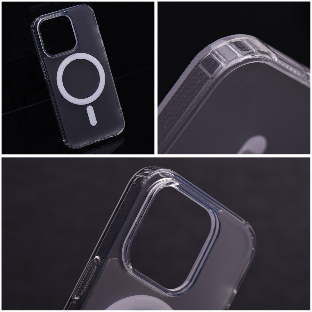 FROST MAG COVER case compatible with MagSafe for SAMSUNG S25 transparent