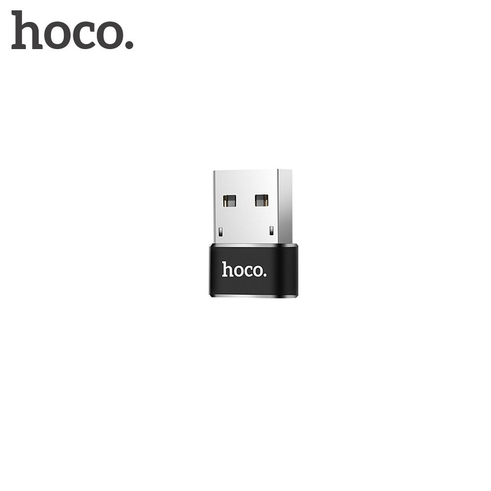 40c790ec2df67e049650035f1a61fc35 HOCO adapter OTG USB A (male) to Type C (female) UA6 black