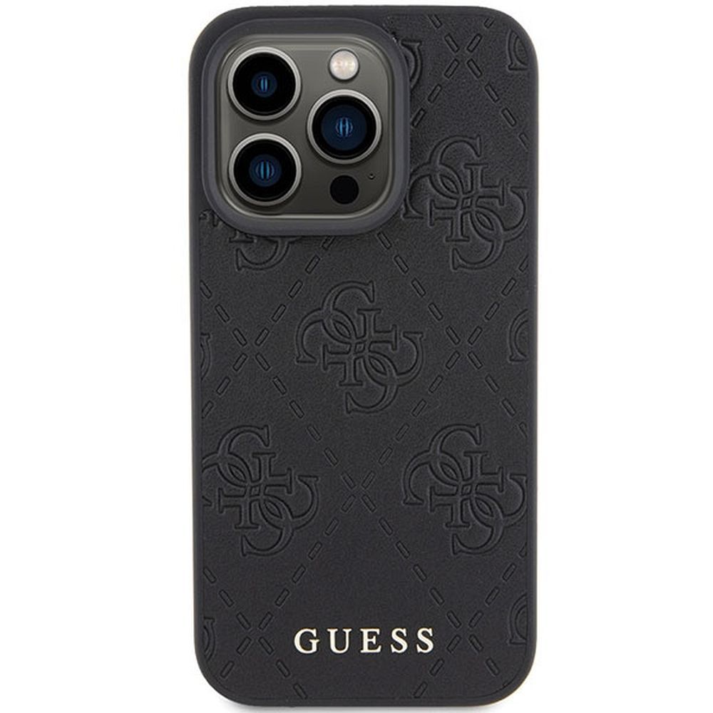 GUESS case for IPHONE 15 Pro GUHCP15LP4EPMK (Quilted 4G Classic) black