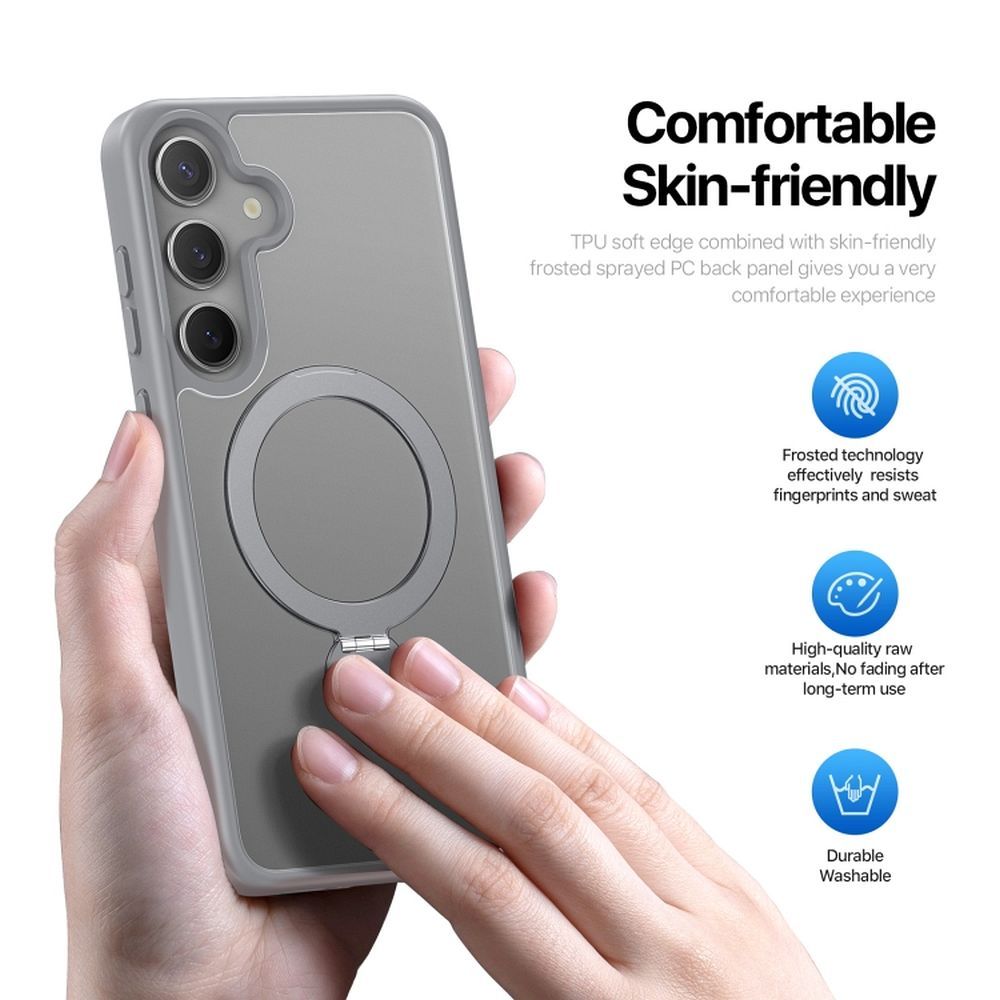 DUX DUCIS case YIND comptible with MagSafe for SAMSUNG S25 Plus grey