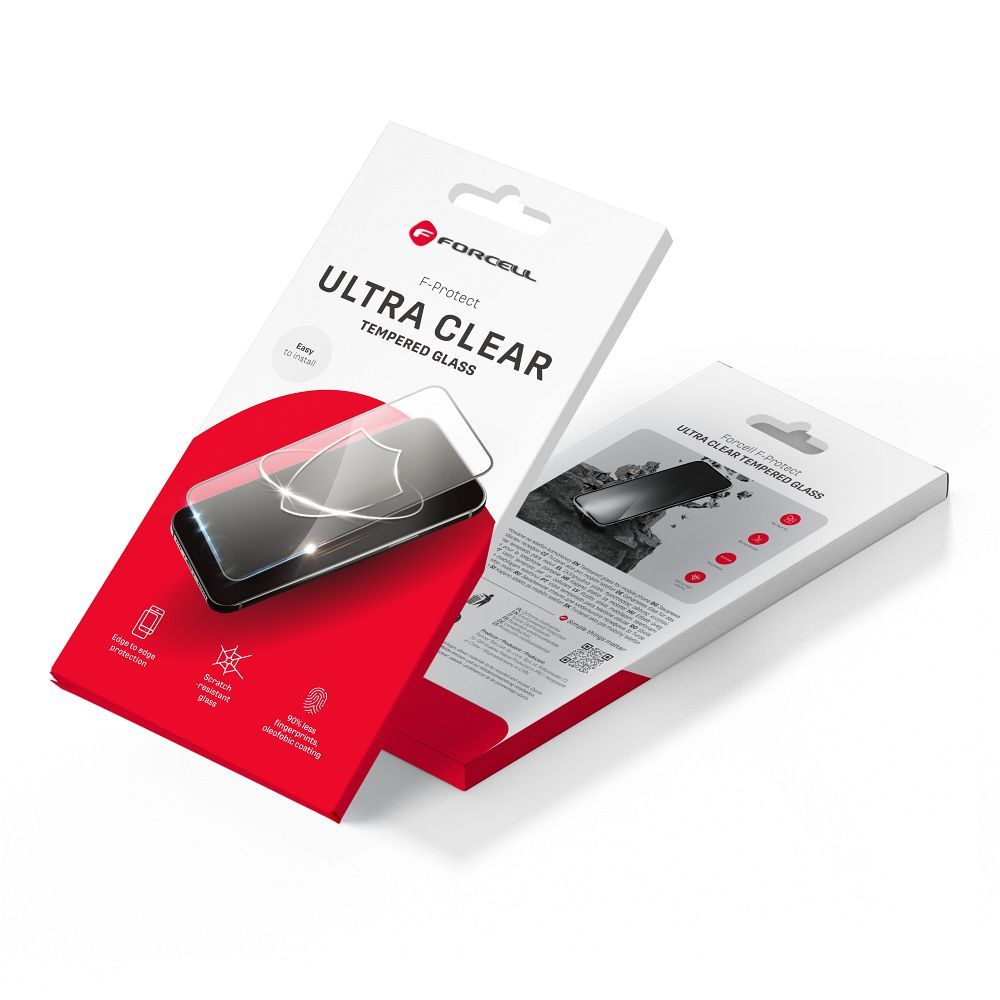 Forcell Ultra Clear Glass - for Samsung Galaxy A16 4G / A16 5G / M16 5G black