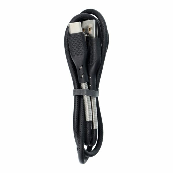 FORCELL F-ENERGY Carbon CB-02A cable USB A to Type C 2,4A 18W 1 m black