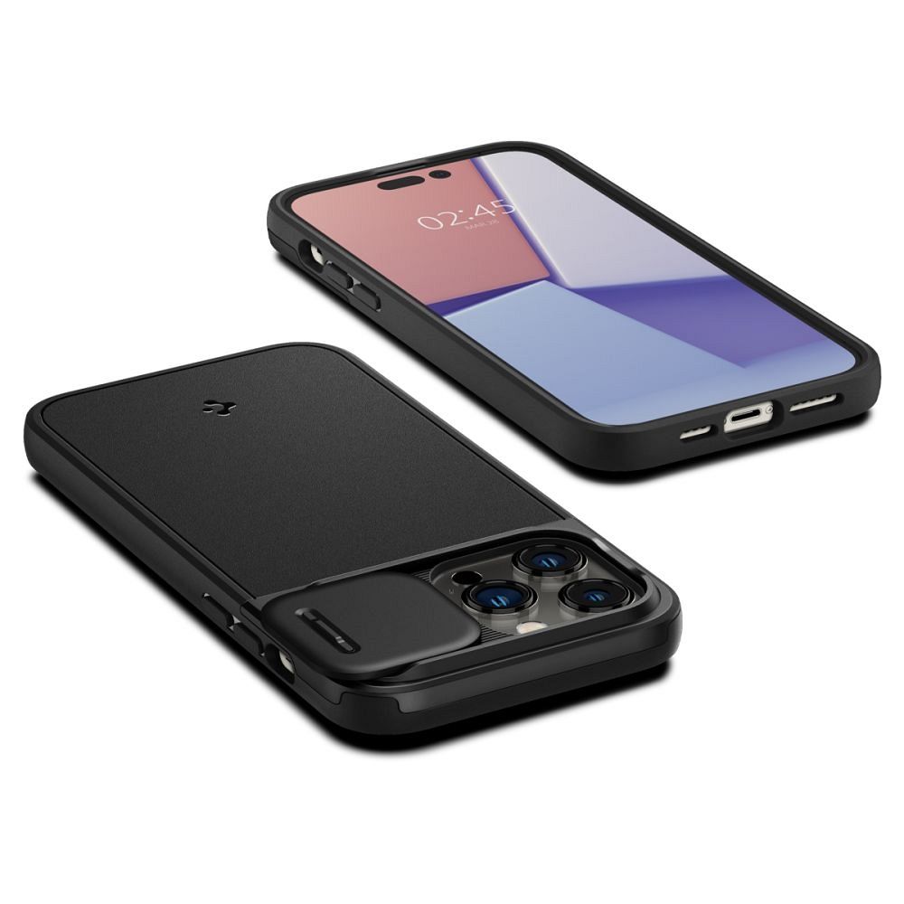 SPIGEN case OPTIK ARMOR MAG case for IPHONE 14 Pro black