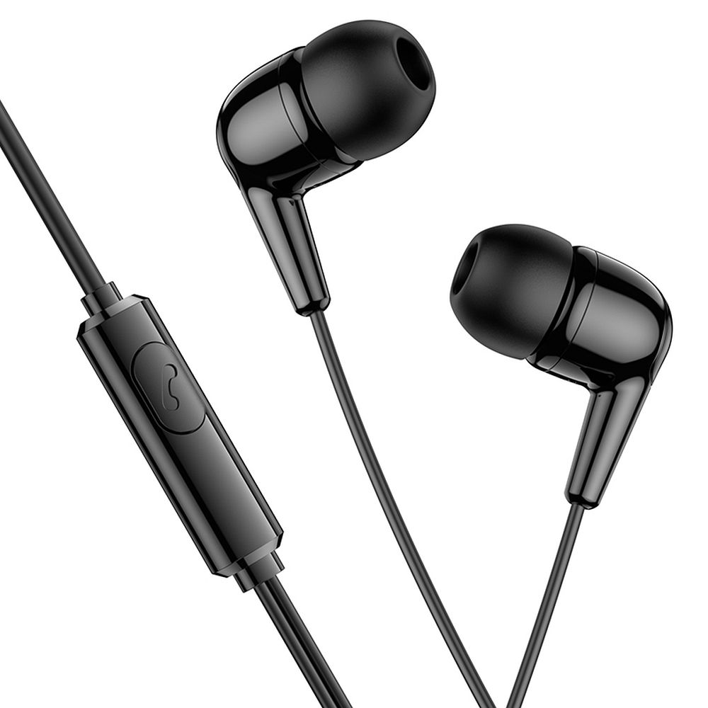 43073010f2322e49011ca820f840563b HOCO wire earphones Jack 3,5 mm with microphone M97 black