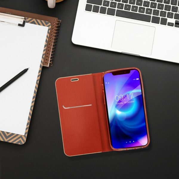 LUNA Book Gold for IPHONE 16 Pro red
