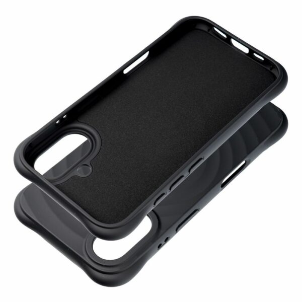 Silicone Zephyr Mag Cover compatible with MagSafe do IPHONE 16 black