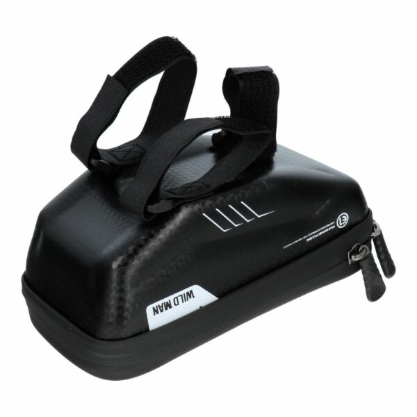 WILDMAN traveling bag for bike handlebars with zipper E1 1L ( 4 "- 7" ) black