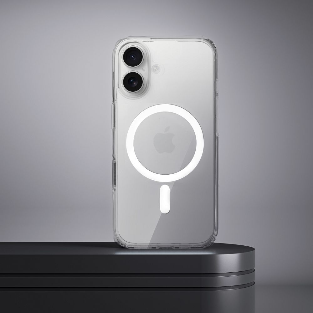 Clear Elite Mag Cover antiyellowing compatible with Camera Control button and MagSafe for IPHONE 16 transaprent