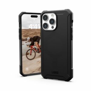 UAG Urban Armor Gear case ESSENTIAL compatible with MagSafe for IPHONE 15 Pro Max black
