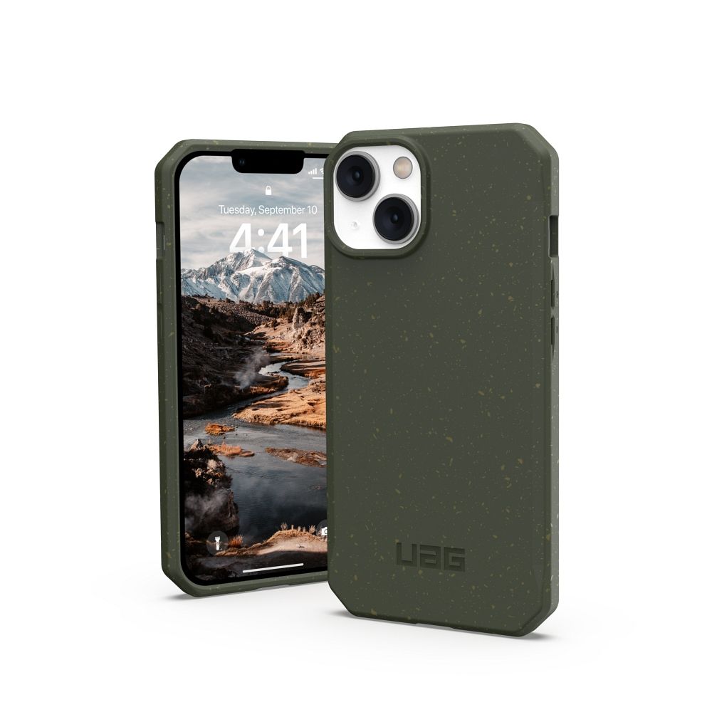 UAG Urban Armor Gear case BIODEGRADABLE OUTBACK for IPHONE 14 Plus green