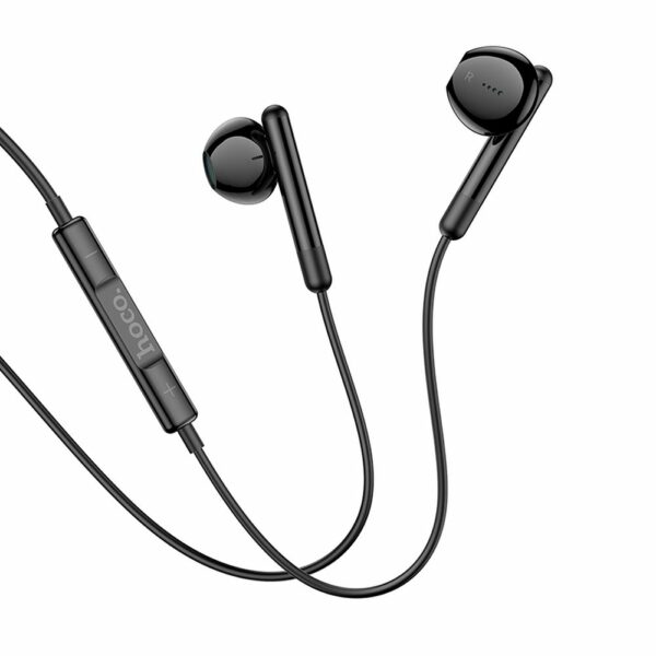 HOCO wire earphones Type C with microphone M93 black