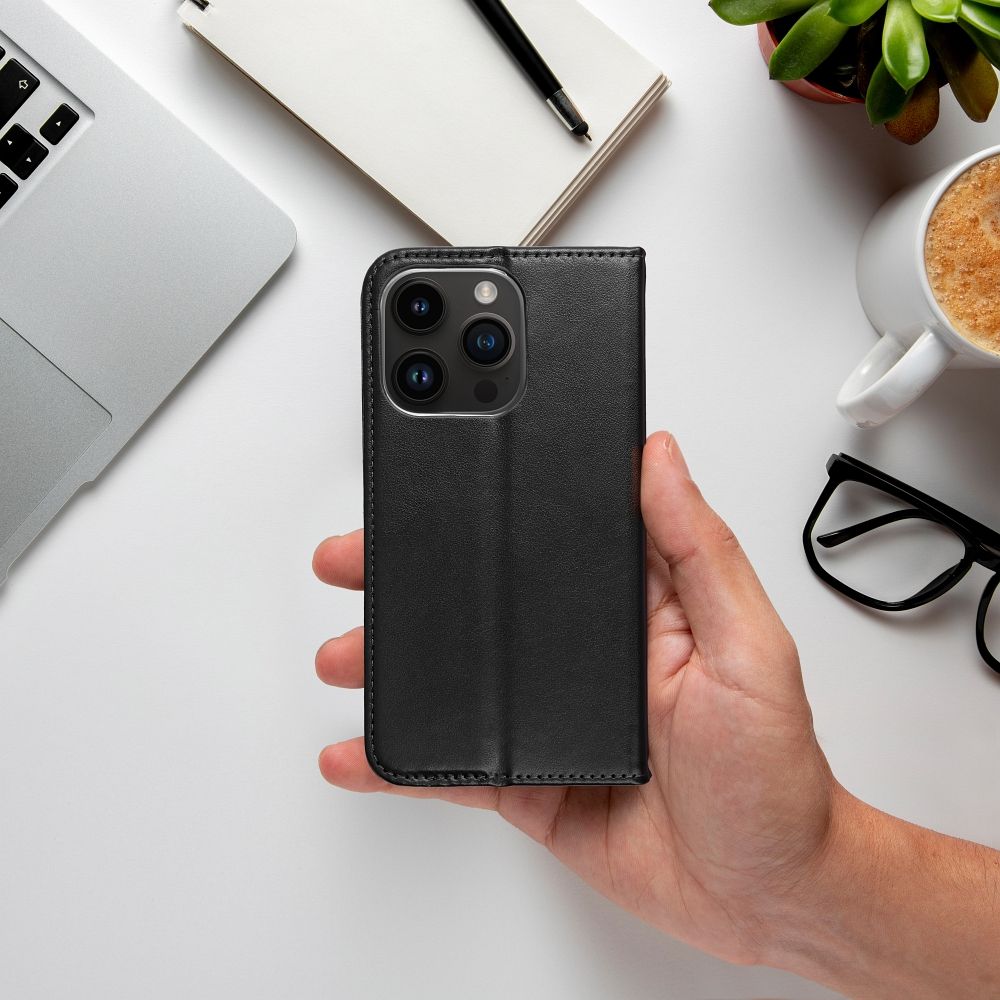 SMART MAGNETO Book case for IPHONE 15 Pro Max black