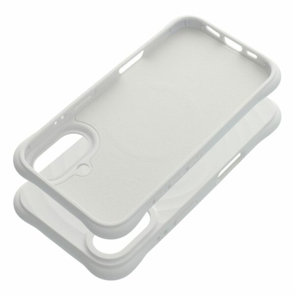 Silicone Zephyr Mag Cover compatible with MagSafe do IPHONE 16 white