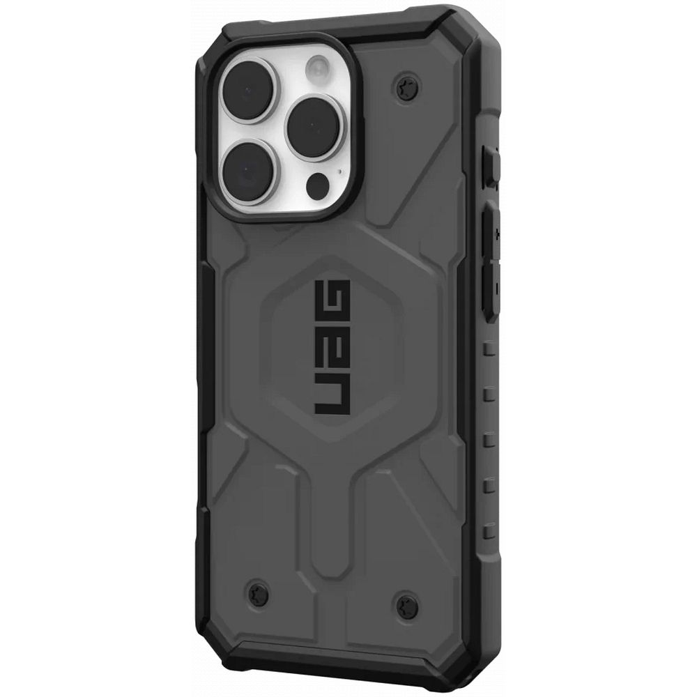 UAG Urban Armor Gear case PATHFINDER compatible with MagSafe for IPHONE 16 Pro silver