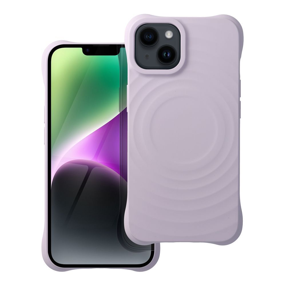 Silicone Zephyr Mag Cover compatible with MagSafe do IPHONE 14 lilac