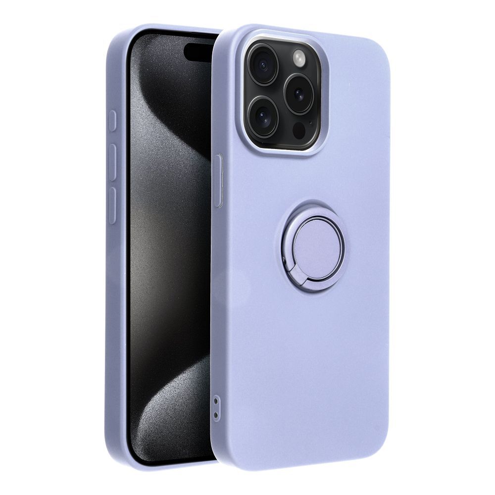 SILICONE RING case for IPHONE 15 Pro Max violet