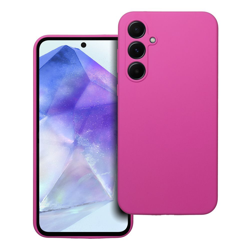 Case SILICONE 2mm for SAMSUNG A55 5G pink