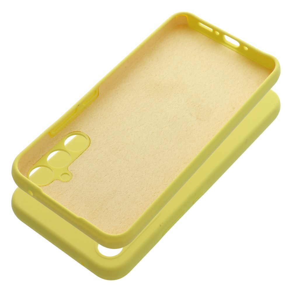 Case SILICONE 2mm for SAMSUNG A34 5G lemon