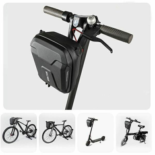 WILDMAN traveling bag for bike handlebars with zipper E8 3L black