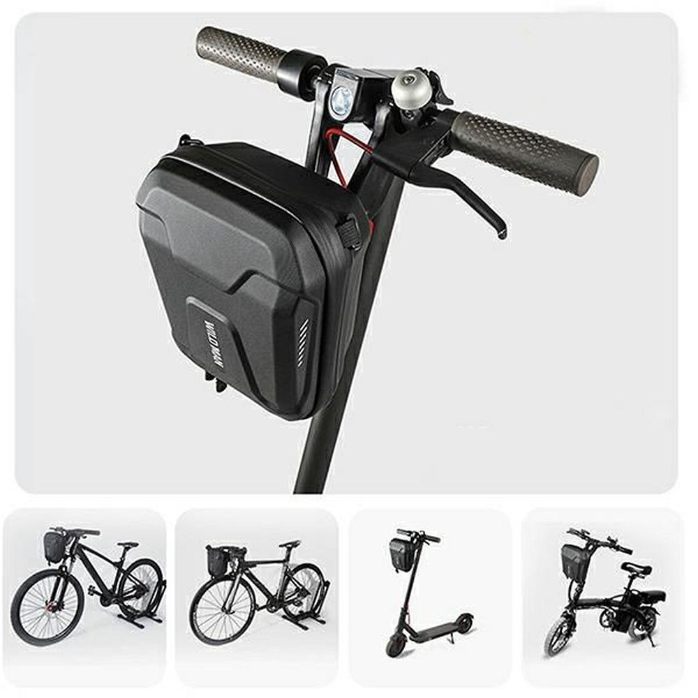 WILDMAN traveling bag for bike handlebars with zipper E8 3L black