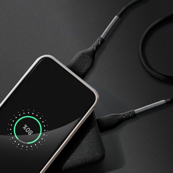 FORCELL F-ENERGY Carbon CB-03A cable USB A to Micro USB 2,4A 18W 1 m black