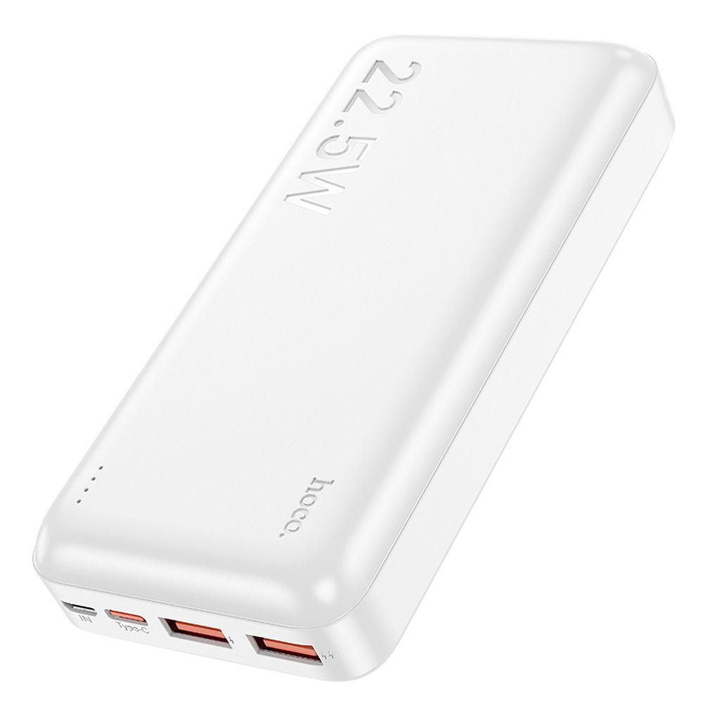 HOCO powerbank 20000 mAh PD QC 3A 22,5W J101A white
