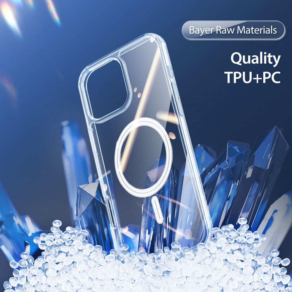 DUX DUCIS case CLIN MAG compatible with MagSafe for IPHONE 16 Pro transparent