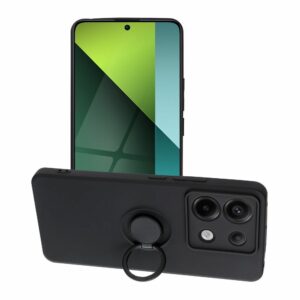 SILICONE RING case for XIAOMI Redmi Note 13 Pro 5G black