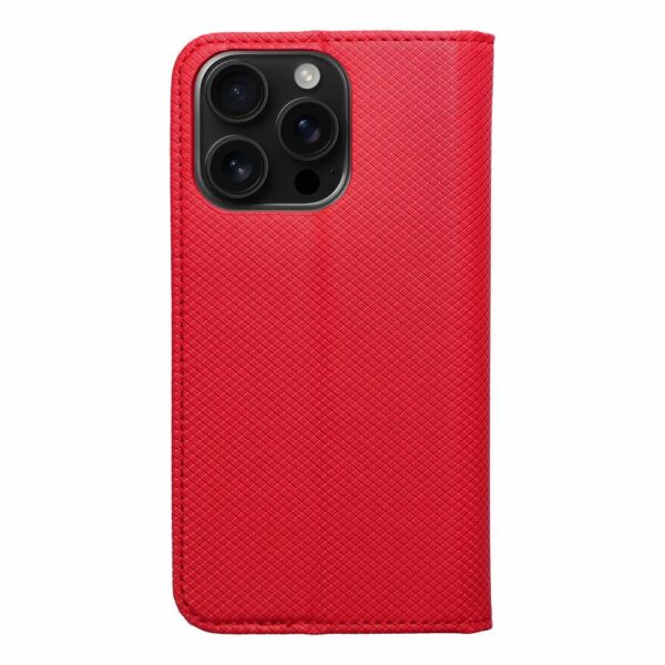 SMART CASE Book for IPHONE 16 Pro red