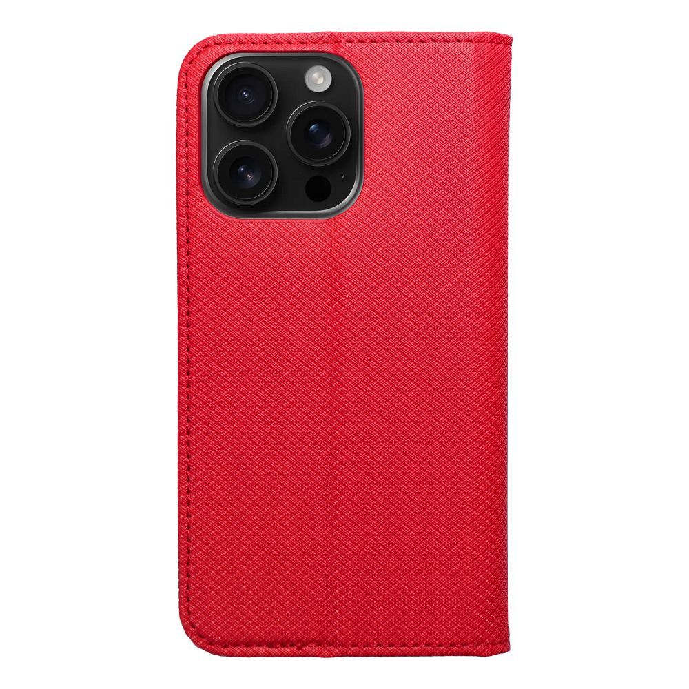 SMART CASE Book for IPHONE 16 Pro red