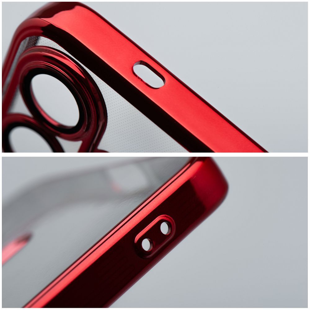 ELECTRO MAG COVER case compatible with MagSafe for SAMSUNG S25 red