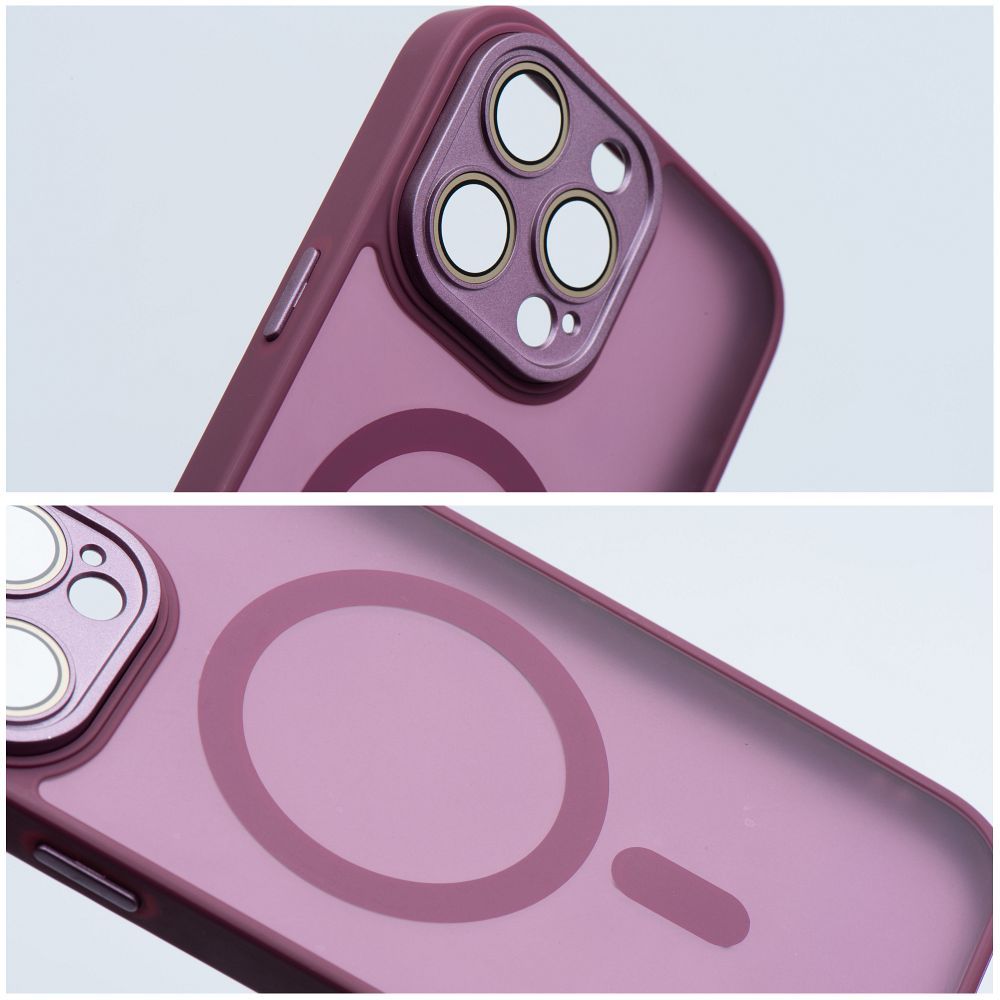VARIETE MAG COVER Case compatible with MagSafe for IPHONE 15 PRO MAX purple