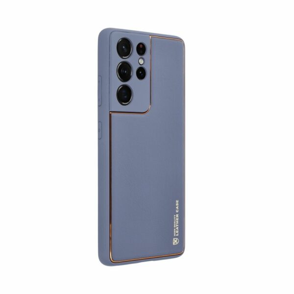 LEATHER case for SAMSUNG A35 5G blue