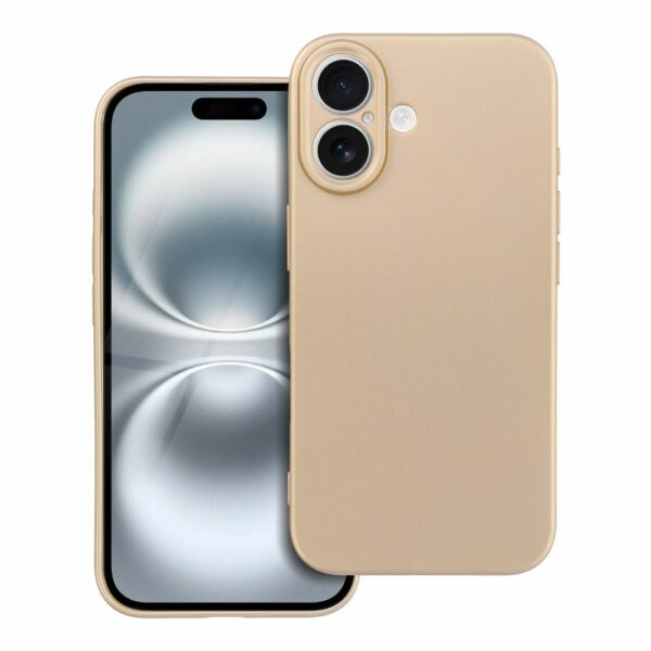 METALLIC Case for IPHONE 16 gold