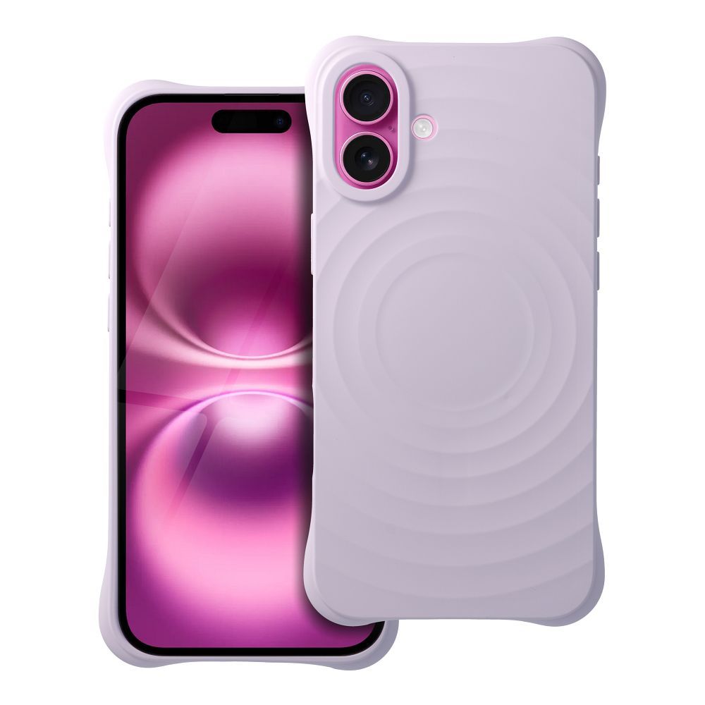 Silicone Zephyr Mag Cover compatible with MagSafe do IPHONE 16 PLUS lilac