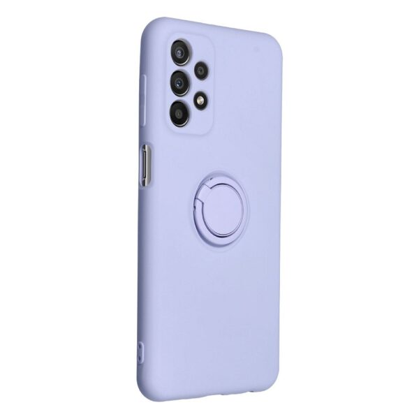 SILICONE RING case for SAMSUNG A34 5G violet