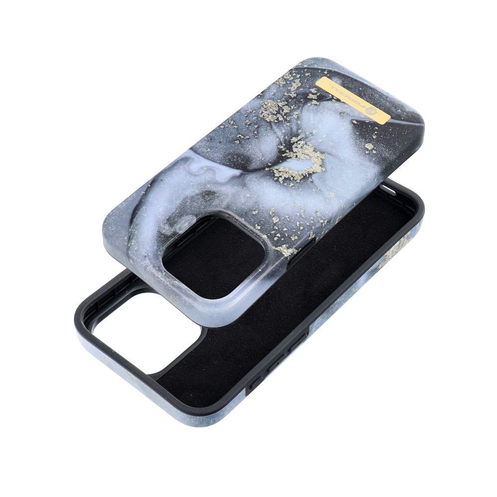 FORCELL F-PROTECT Mirage case compatible with MagSafe for IPHONE 15 Pro Max marble mist