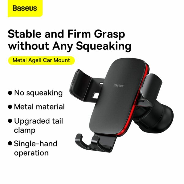 BASEUS gravity car holder for air vent SUJS000001 black