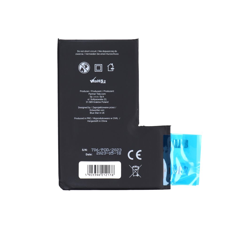 BLUE STAR HQ battery without BMS for IPHONE 12 Pro Max 3687 mAh
