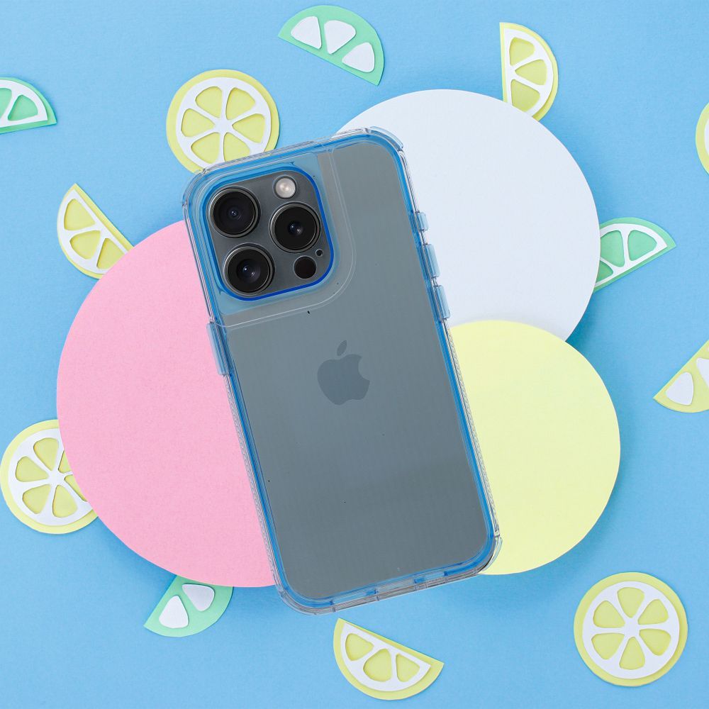 MATRIX CLEAR Case for IPHONE 16 Pro blue