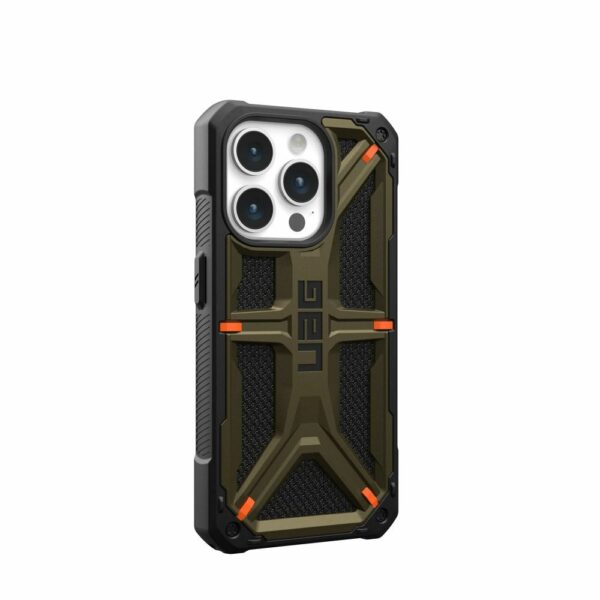 UAG Urban Armor Gear case MONARCH for IPHONE 15 Pro kevlar element green