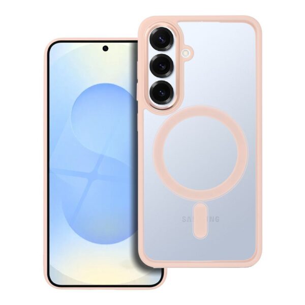 4d1492afe3201013606060f6848867cf COLOR EDGE MAG COVER case compatible with MagSafe for SAMSUNG S25 pink
