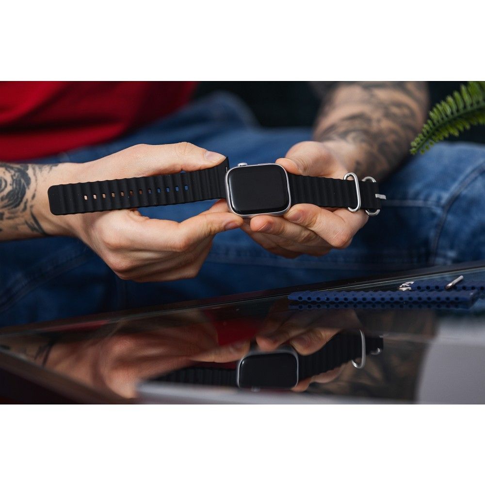 FORCELL F-DESIGN FA12 strap for APPLE Watch 42 / 44 / 45 / 49 mm blue