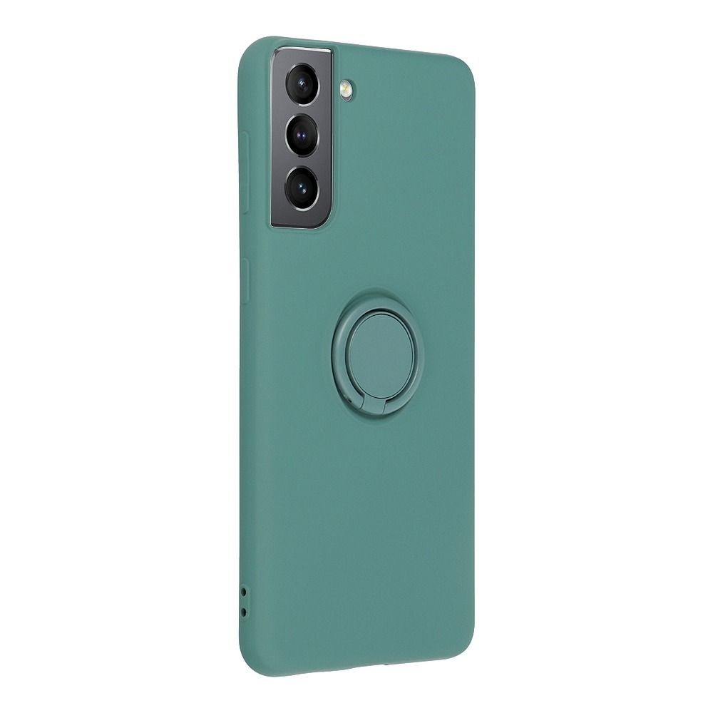 SILICONE RING case for SAMSUNG A53 5G green