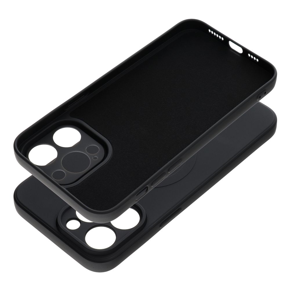 SILICONE MAG COVER case compatible with MagSafe for IPHONE 14 Pro Max black